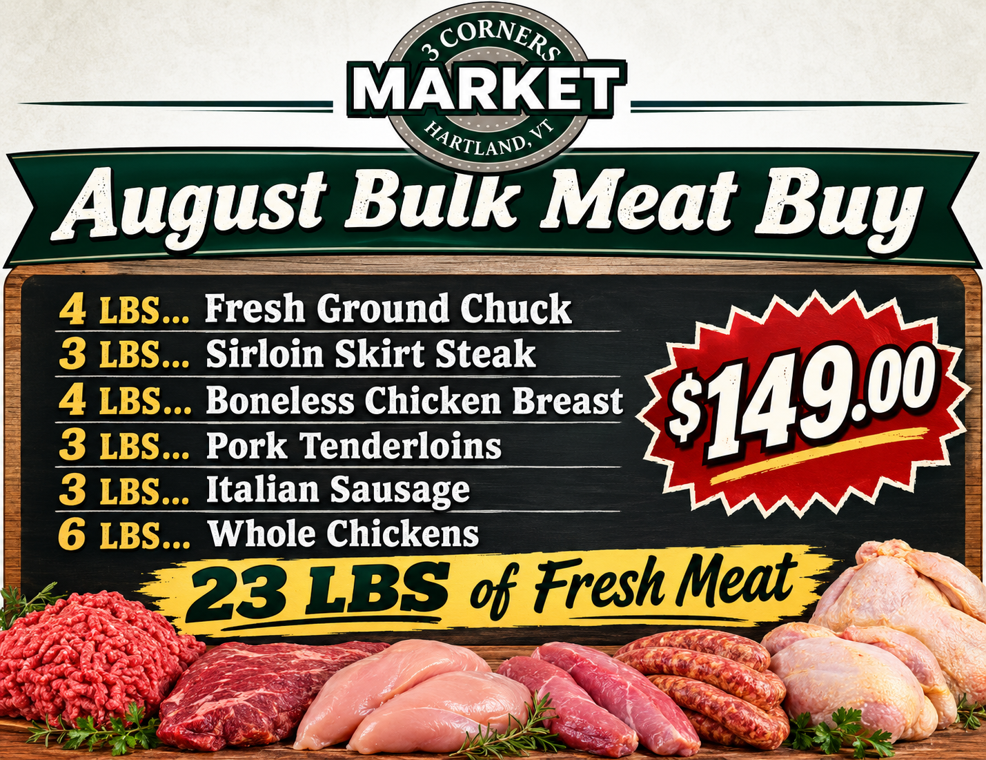 August Bulk Meat Box Deal