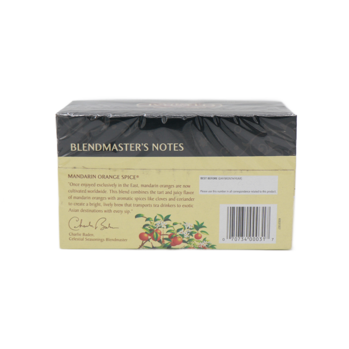 Celestial Mandarin Orange Spice Tea 20 Count