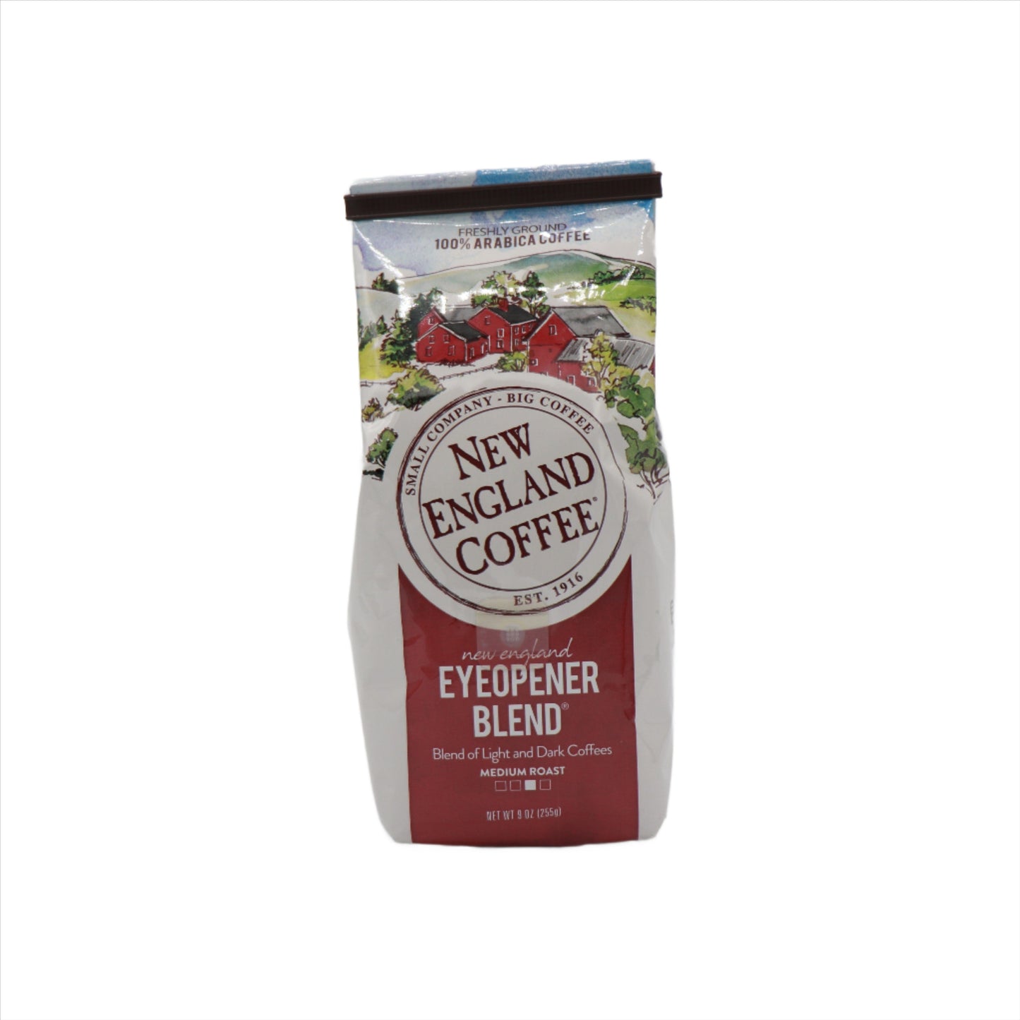 New England Coffee Light + Dark Blend Medium Roast 9oz. Bag