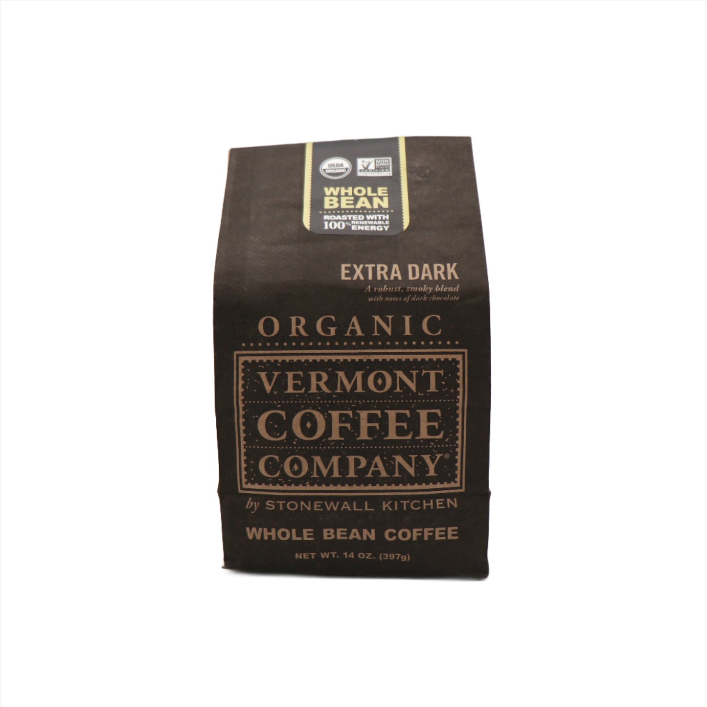 VT Coffee Co. Organic Extra Dark 14oz. Bag