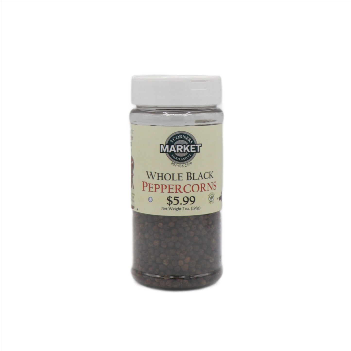 Whole Black Peppercorns