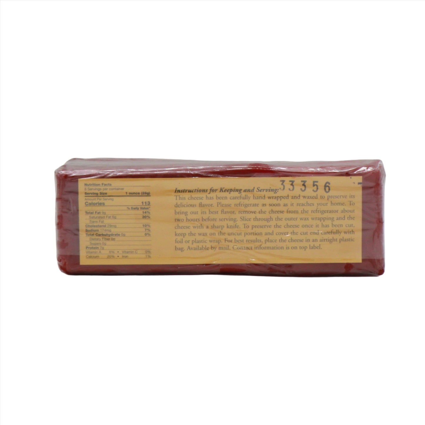 Sugarbush Farm Aged Cheddar With Horseradish 8 OZ