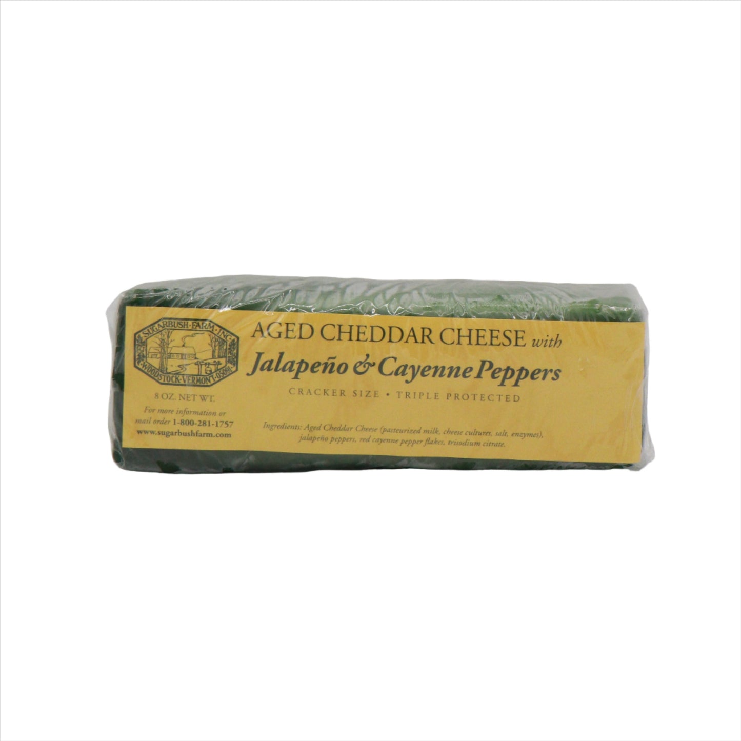 Sugarbush Farm Aged Cheddar with Jalapeño & Cayenne Pepper 8 OZ
