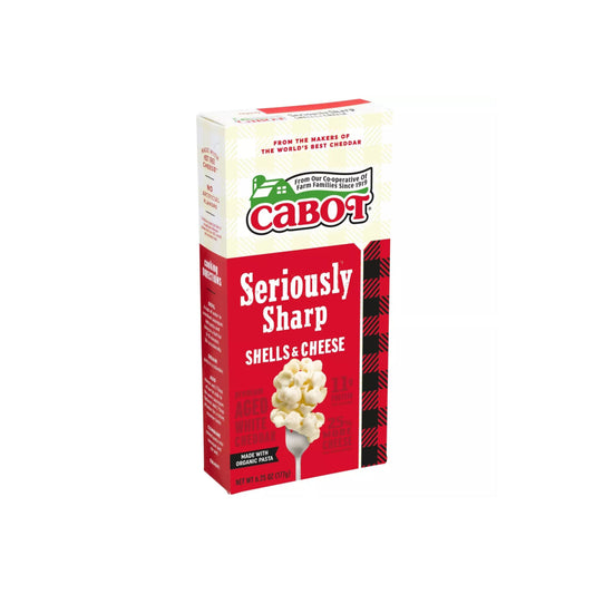 Cabot Seriously Sharp Shells & Cheese 6.25 OZ