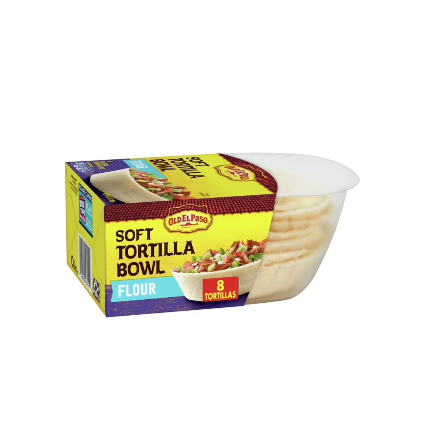 Old El Paso Taco Kit - Soft Tortilla Bowl 8 Pack