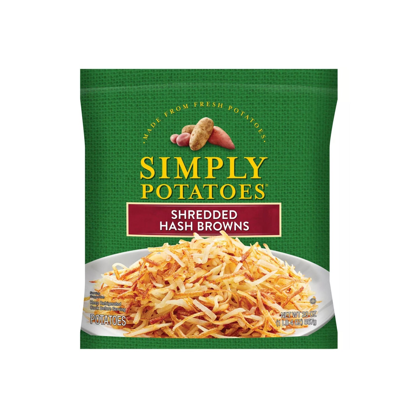 Simply Potatoes Shredded Hash Browns 20 OZ