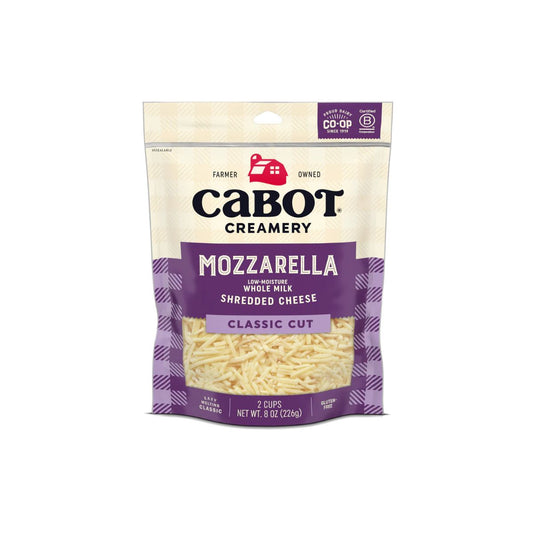Cabot Shredded Mozzarella Cheese 8 OZ