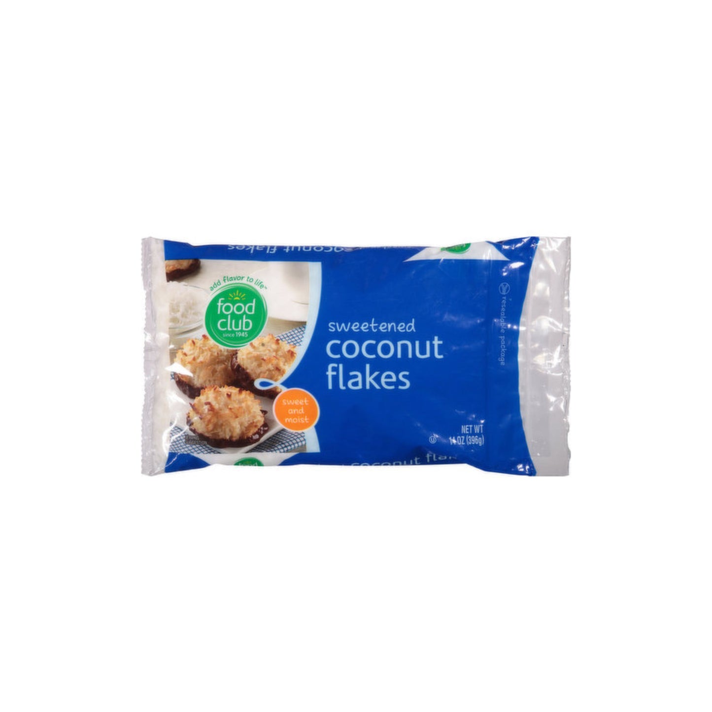 Food Club Sweetened Coconut Flakes 7 OZ