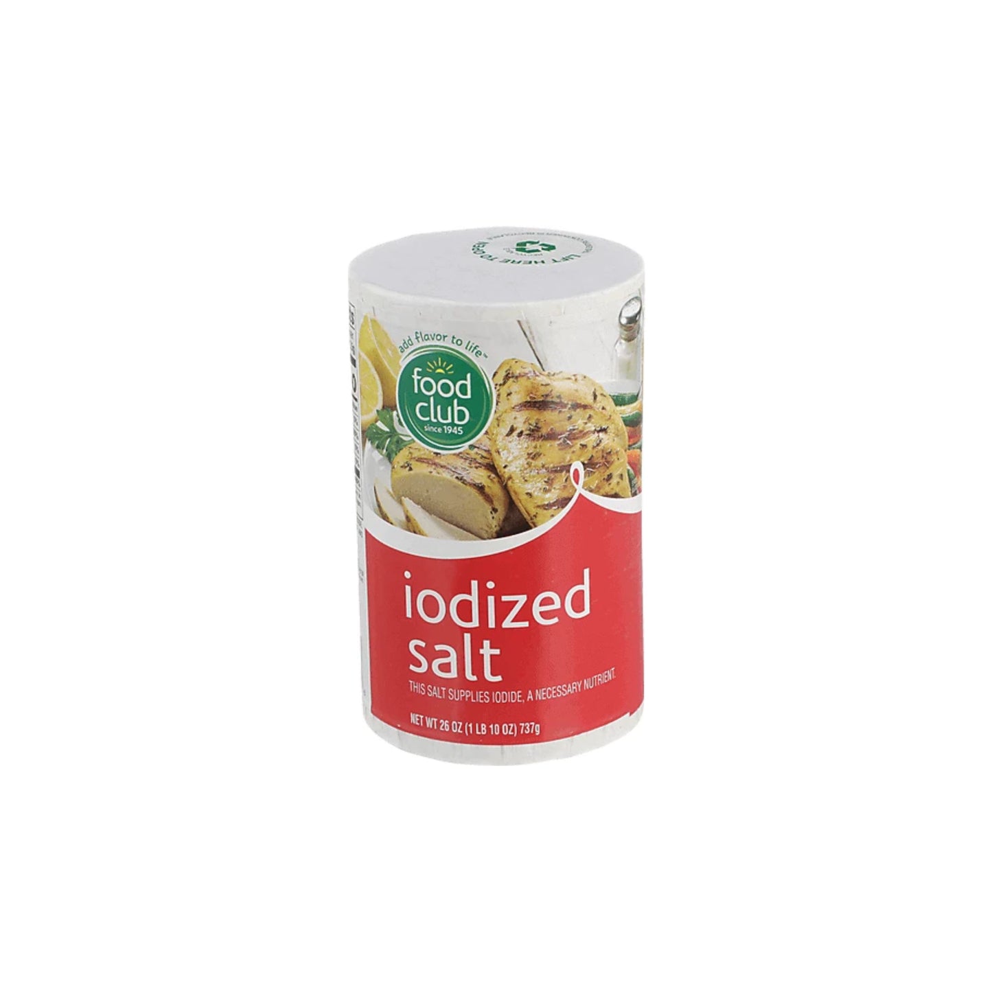 Food Club Iodized Salt 1 lb.