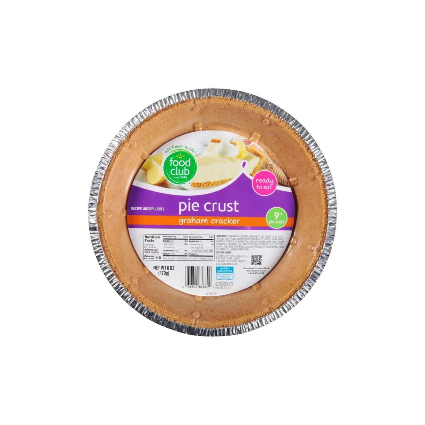Food Club Graham Cracker Pie Crust