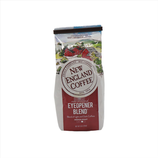 New England Coffee Light + Dark Blend Medium Roast 9oz. Bag