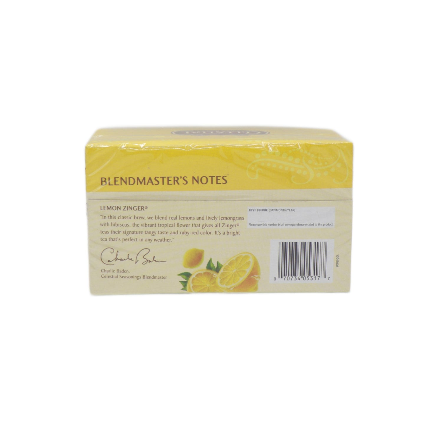 Celestial Lemon Zinger Tea 20 Count