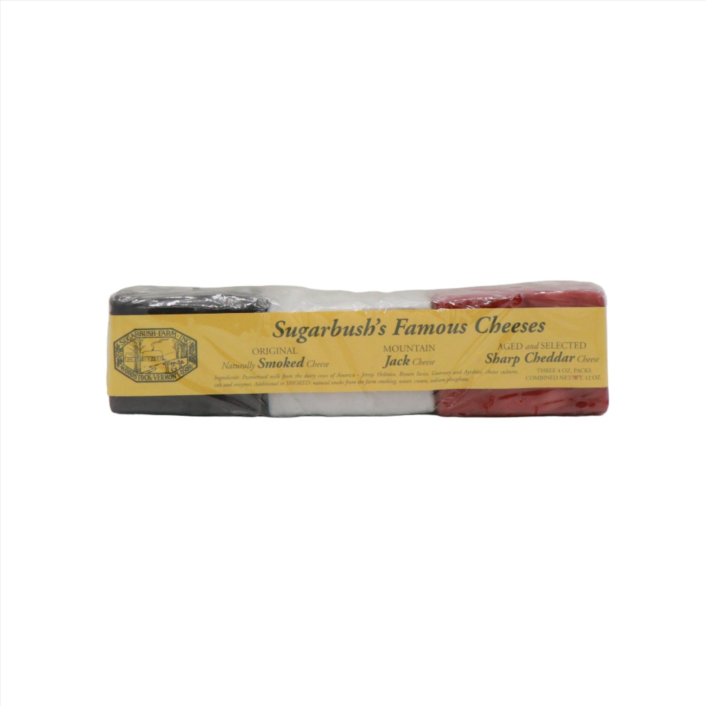 Sugarbush Farm Smoked, Jack + Sharp Trio Sampler (3 x 4 OZ)