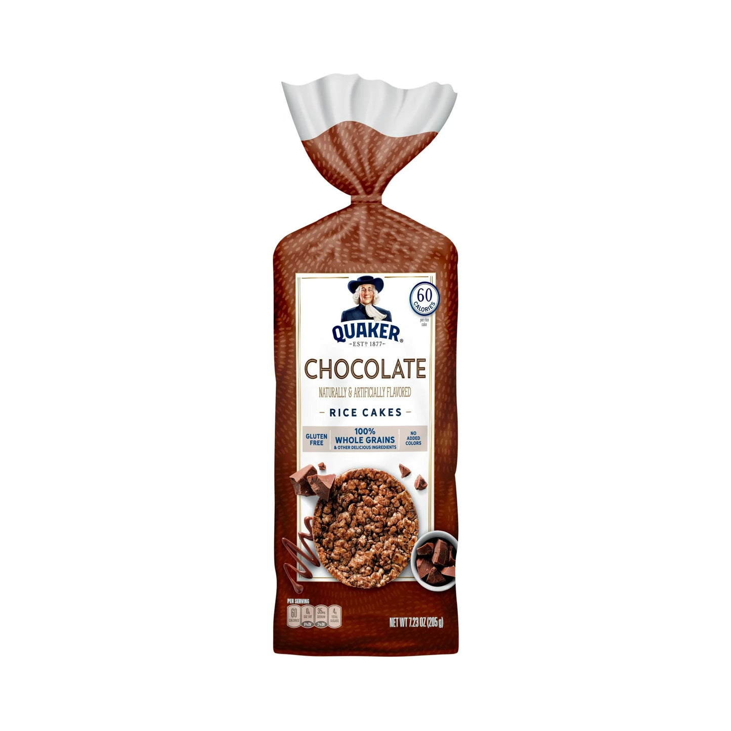 Quaker Chocolate Rice Cakes 4.4 OZ