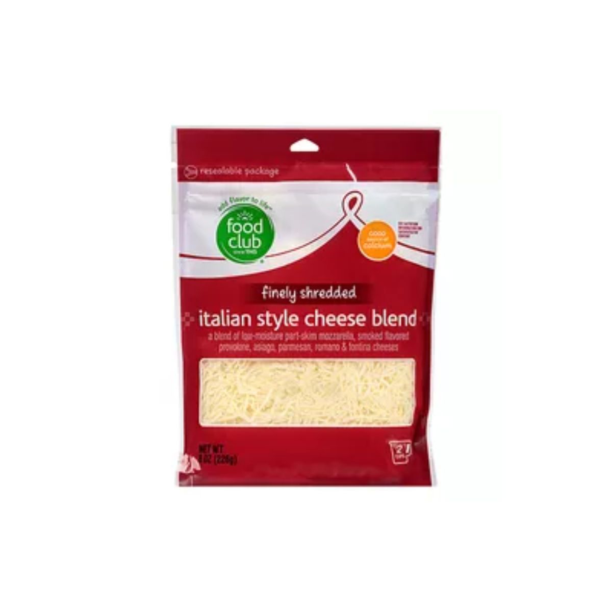 Food Club Shredded  Italian Cheese Blend