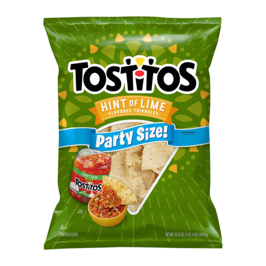 Tostito Hint of Lime Flavored Triangles Party Size