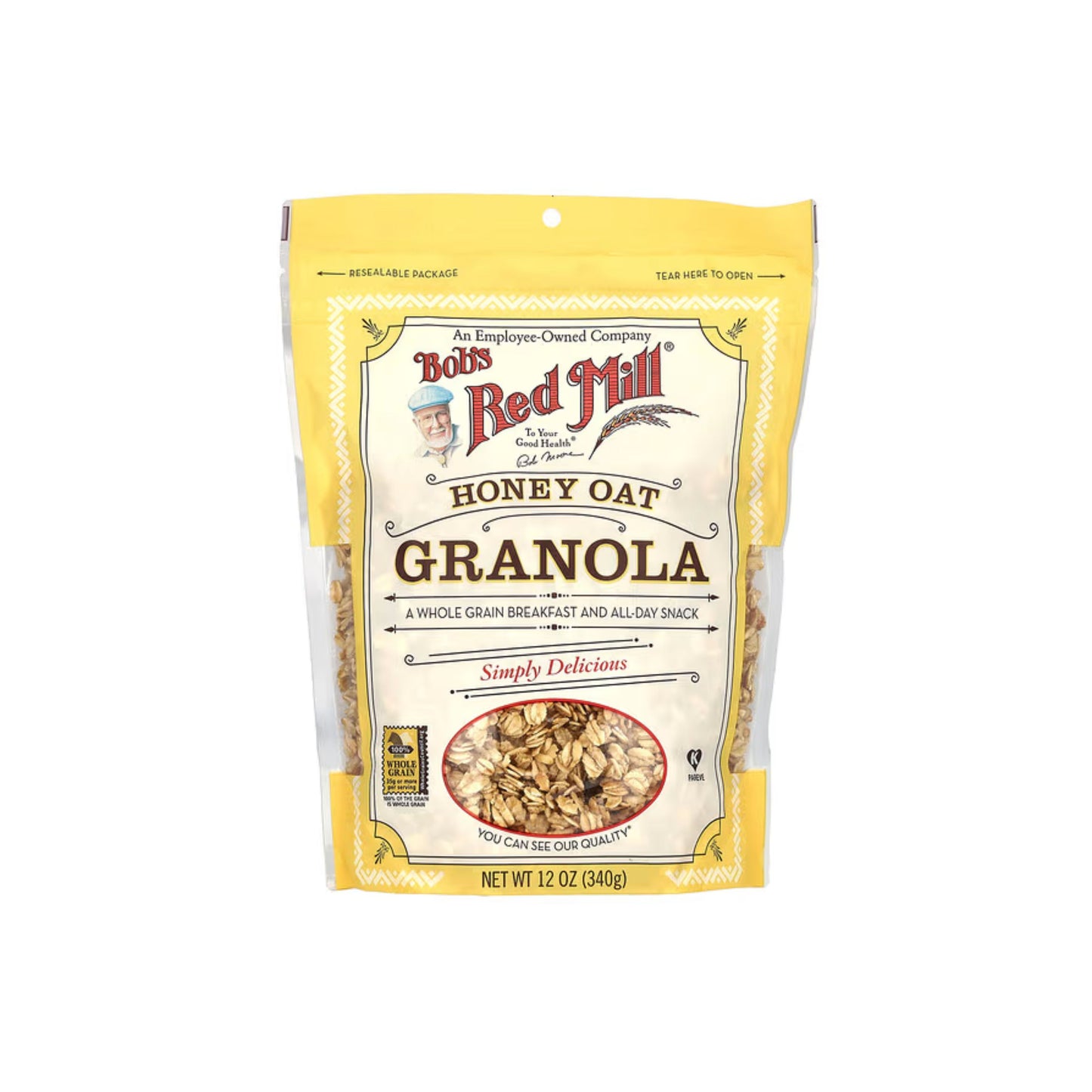 Bob's Red Mill Honey Oat Granola 12 OZ