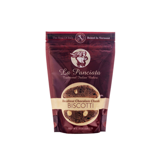 La Panciata Hazelnut Chocolate Chunk Biscotti 8 OZ